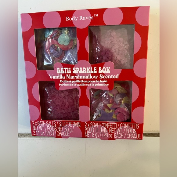 Body Raves Other - BODY RAVES NIB BATH SPARKLE GIFT SET